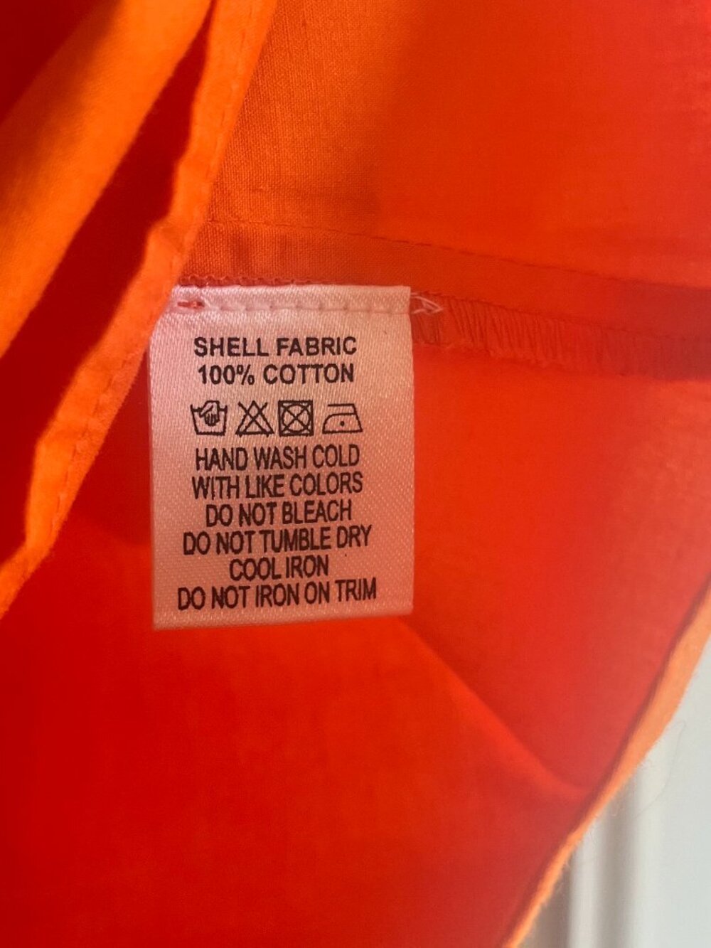 NWT Cartolina Poppy Orange Flutter Sleeve Ruffle Neckline V-neck Size L Top - Picture 5 of 8